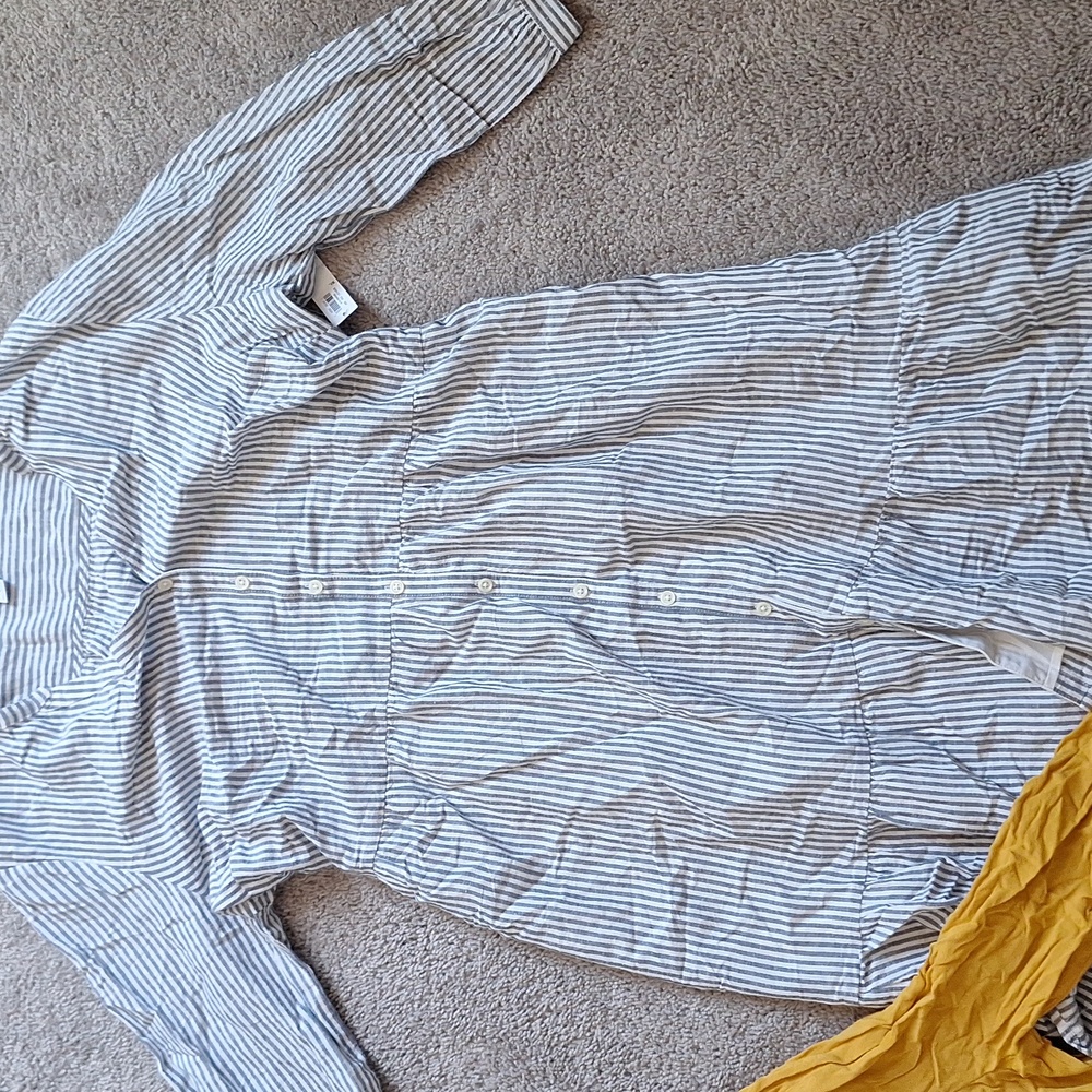 Old Navy Striped and Mustard Dresses - Picture 2 of 7
